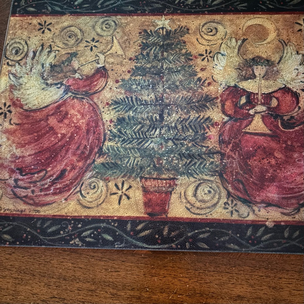 Christmas Tray Angels Tree